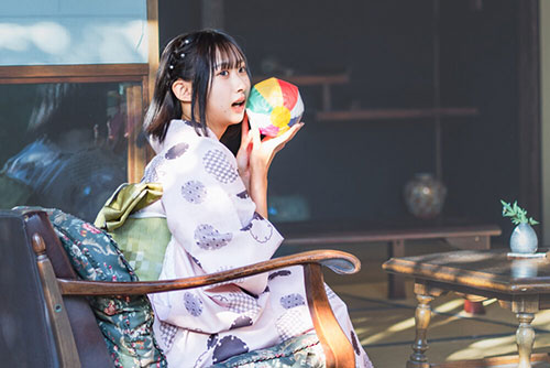 大阪の一軒家で着物モデル撮影